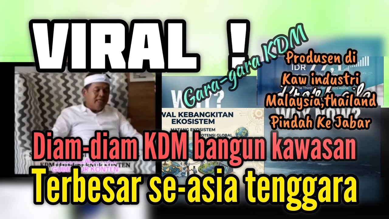 Viral ! EFEK DEDI MULYADI TUNGGU BEBERAPA HARI LAGI JABAR MENJADI INI . KAWASAN TERBESAR DI ASIA TGR