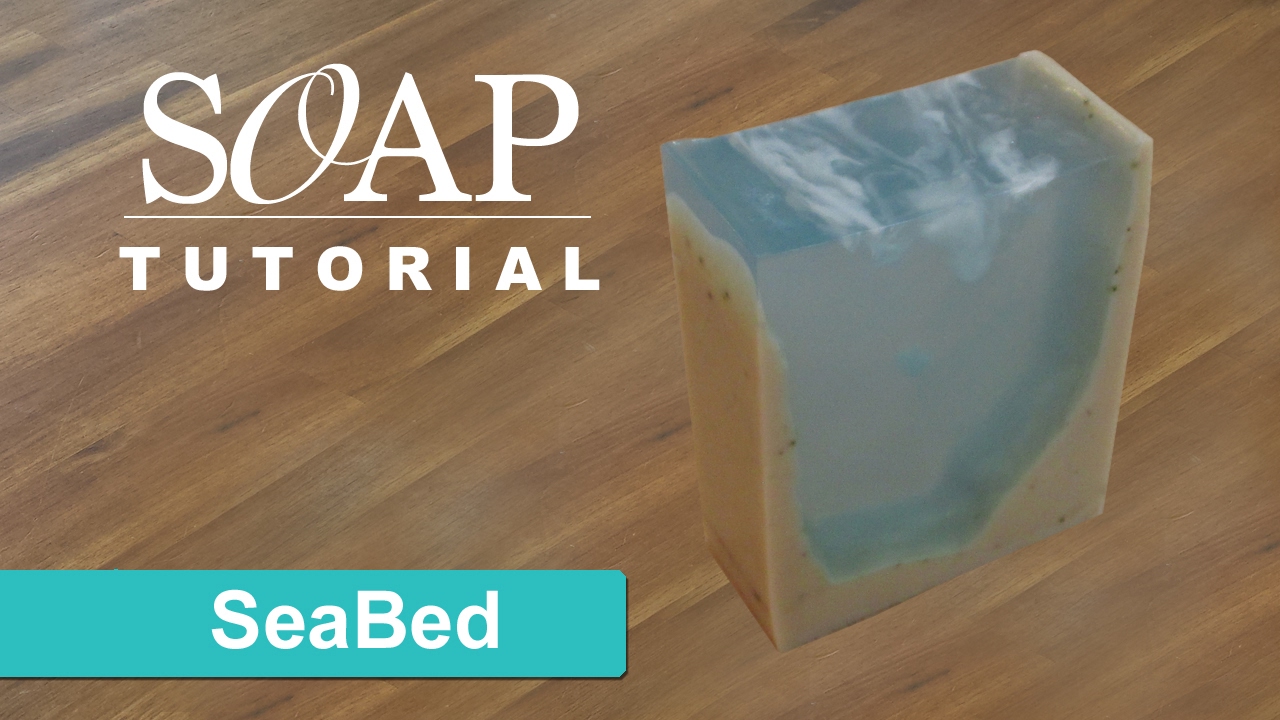 Дизайн морского дна, урок по плавлению и заливке мыла