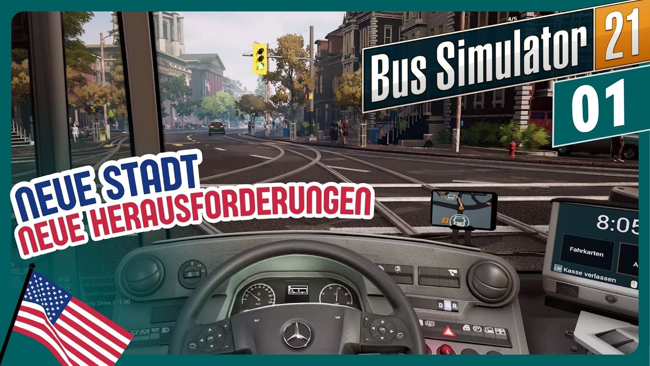 Unser Bus-Unternehmen expandiert 🌎🇺🇸 | Bus Simulator 21 #01