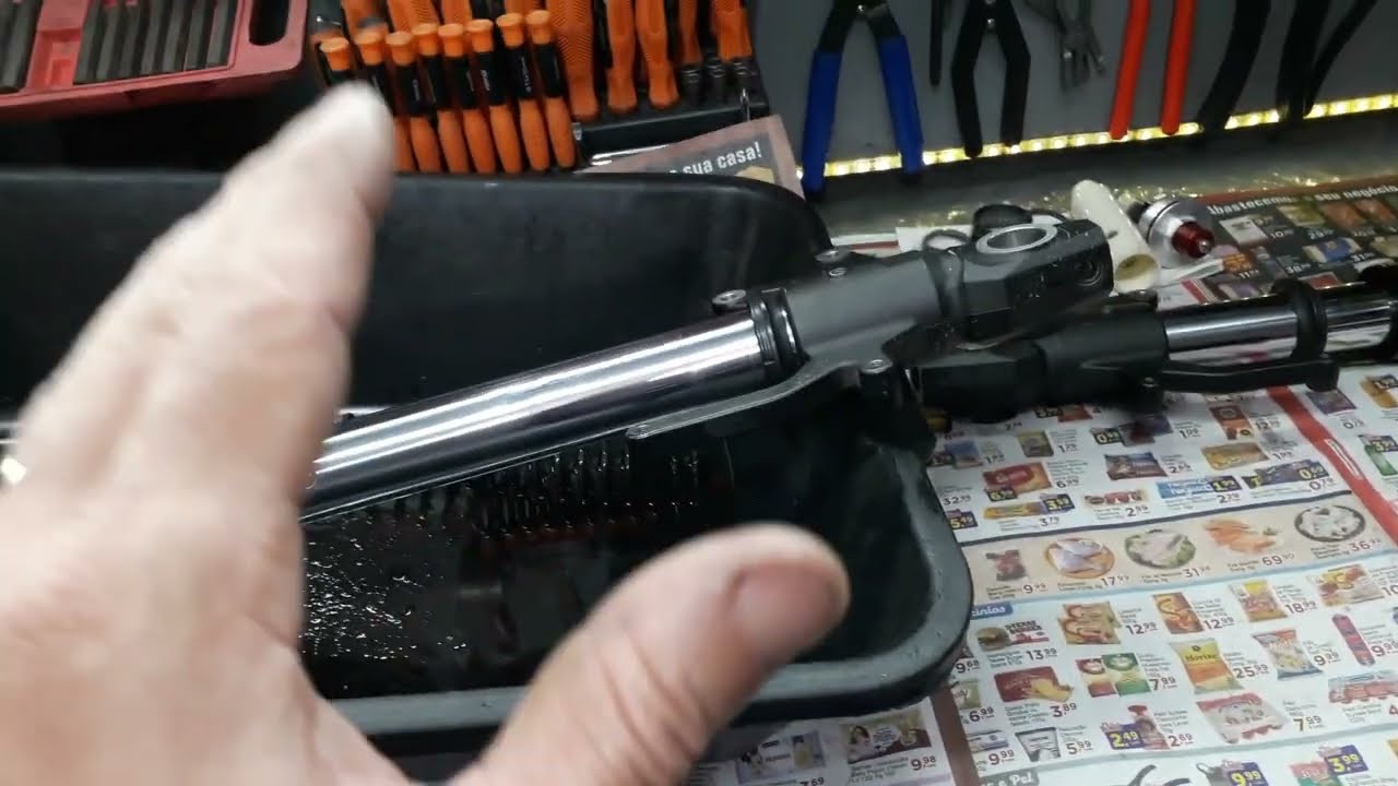 Troca dos Retentores das Bengalas da Z-800 (Benê)