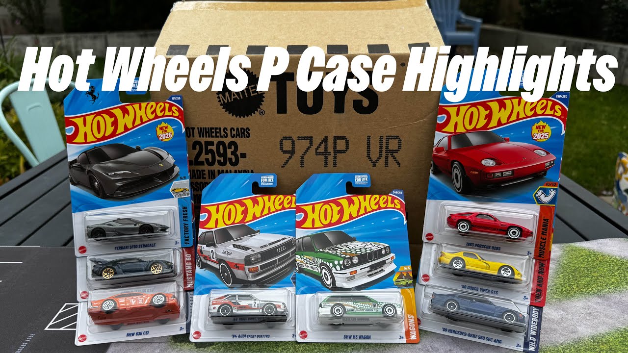 Распаковка Lamley: Hot Wheels 2025 P Case