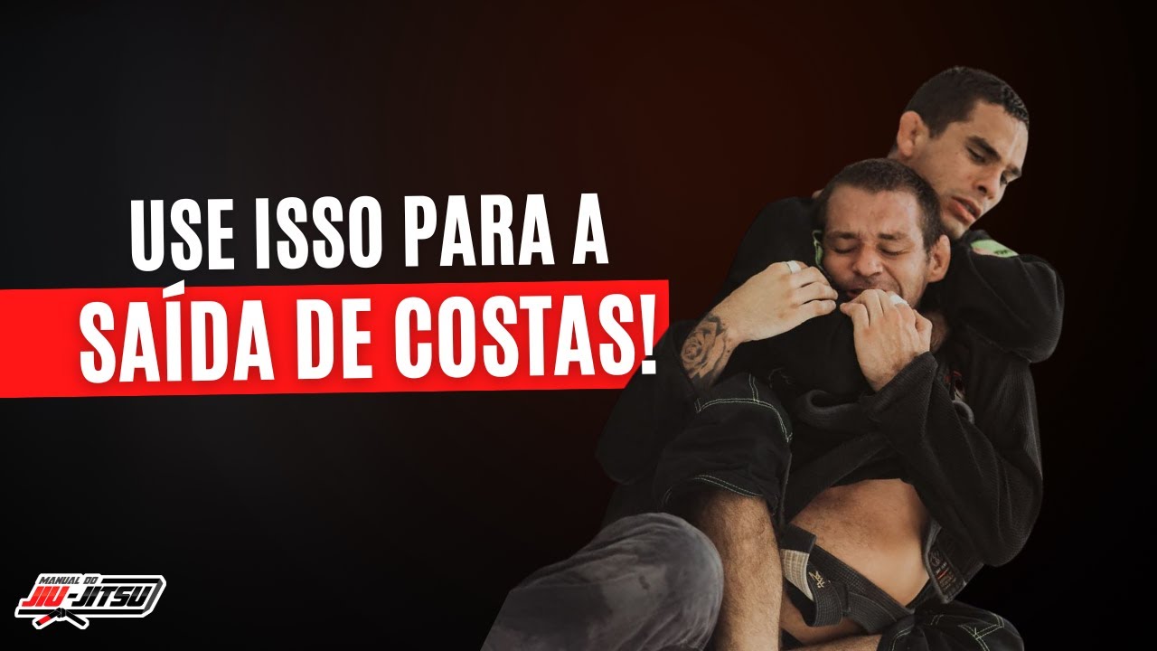 Aprenda como sair da pegada de costas no Jiu-jitsu