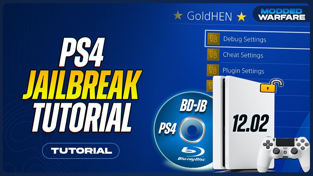 Как сделать джейлбрейк PS4 с помощью Blu-Ray диска до версии 12.02