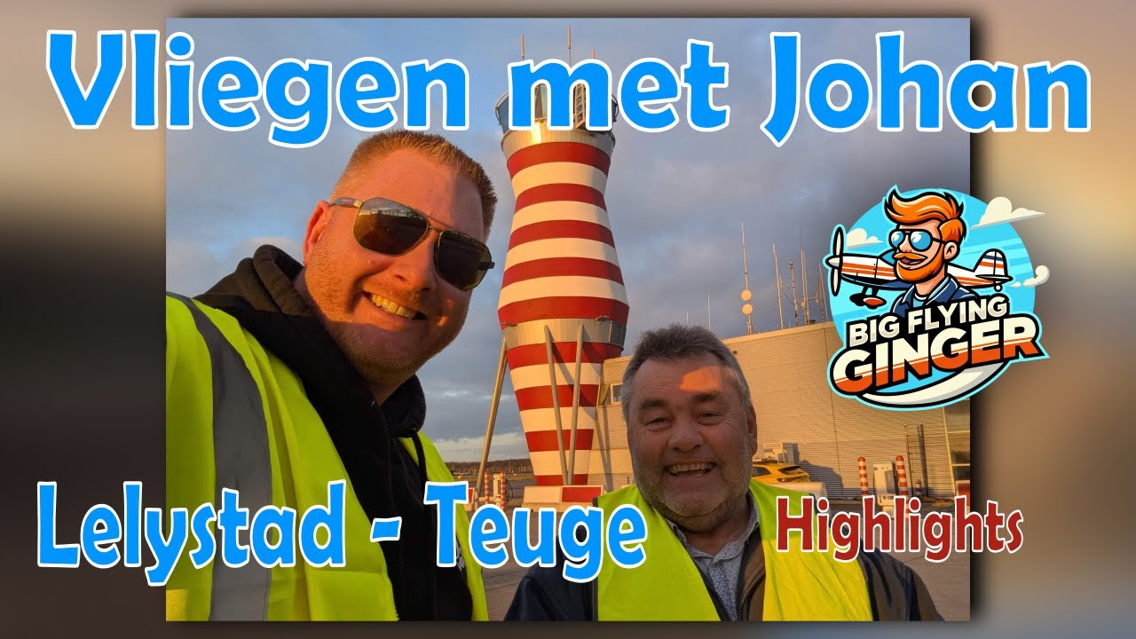 PPL VFR - Lelystad to Teuge - Highlights