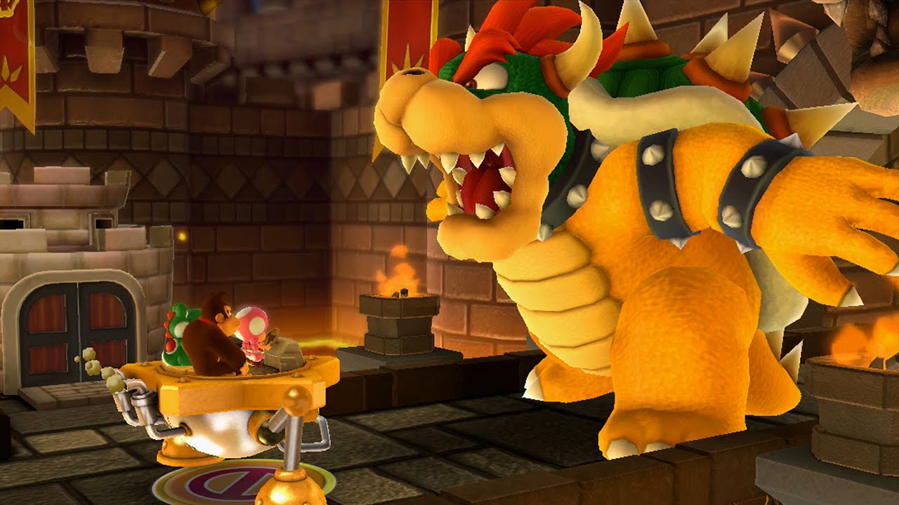 Mario Party 10 (Wii U) - Chaos Castle [Part 5 ~ Mega Mechakoopa / Bowser - Dry Bowser]