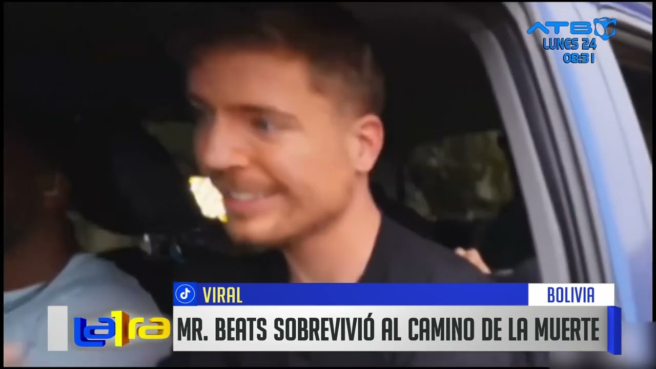 Mr Beast recorrió el Camino de la Muerte   de Bolivia