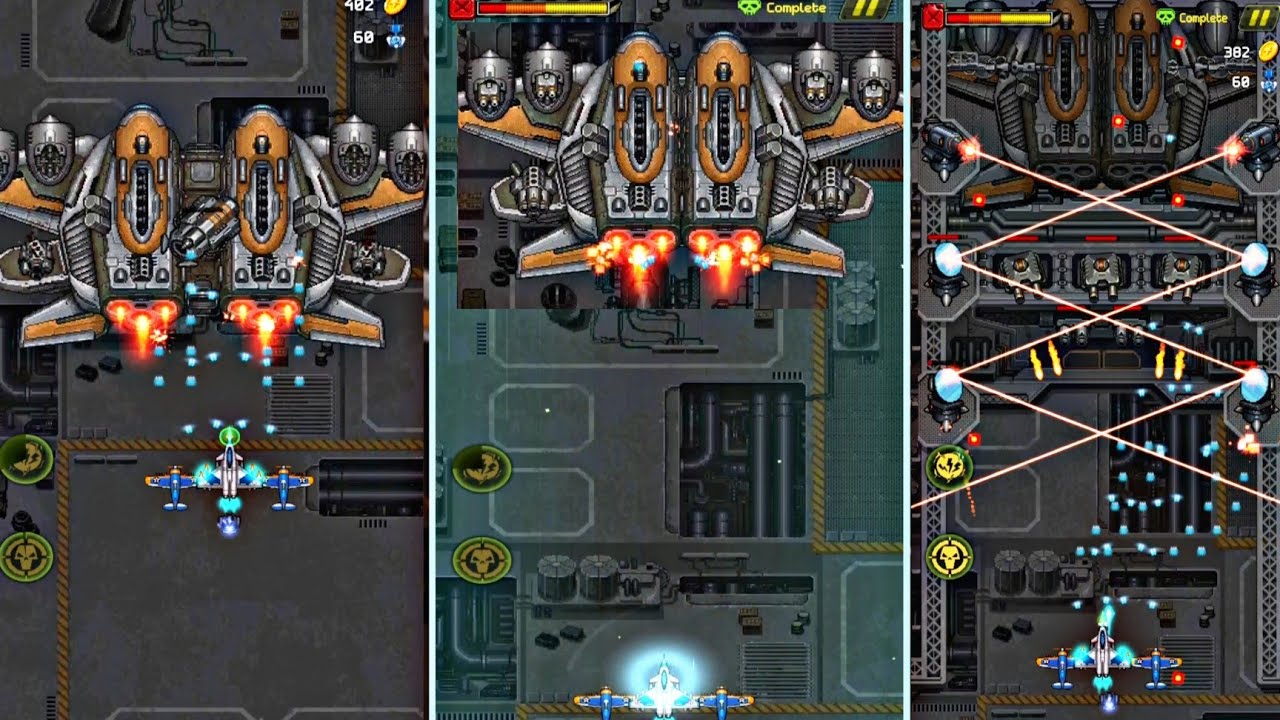 1945 airforce: airplane game all bosses gamepaly#6 by falcon studio