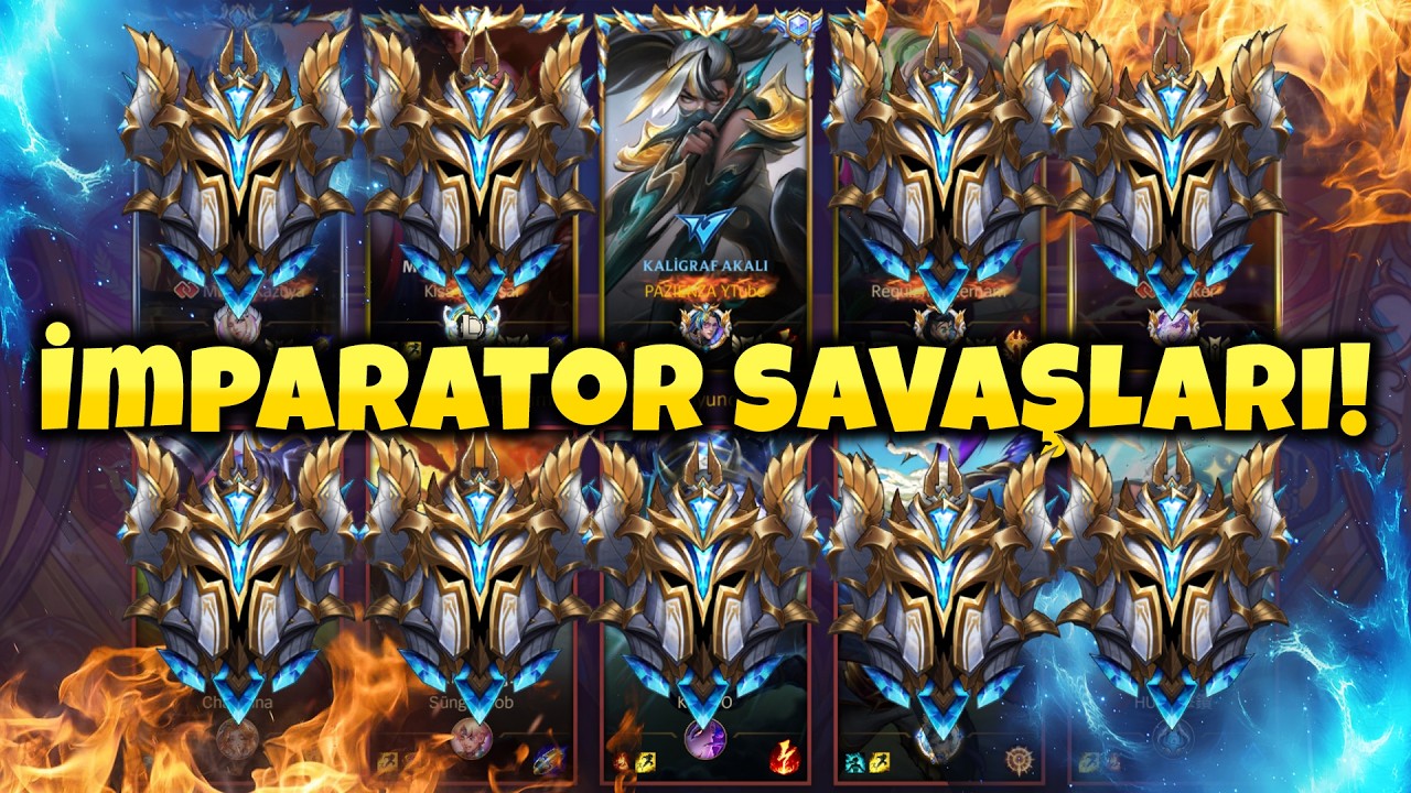 İMPARATOR ELO OYUNUN EN İYİ SIRALAMA OYUNCULARI KAPIŞIYOR! Wild Rift