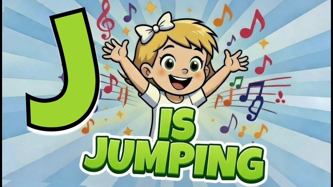 J is Jumping | Letter J Phonics Song for Kids
