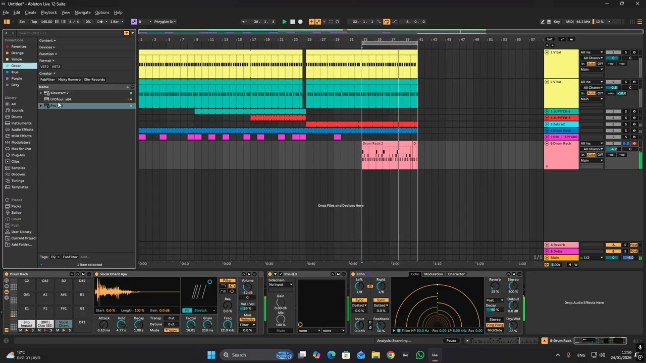 How to explore Goa trance Sounds in 2026 (ableton live 12)