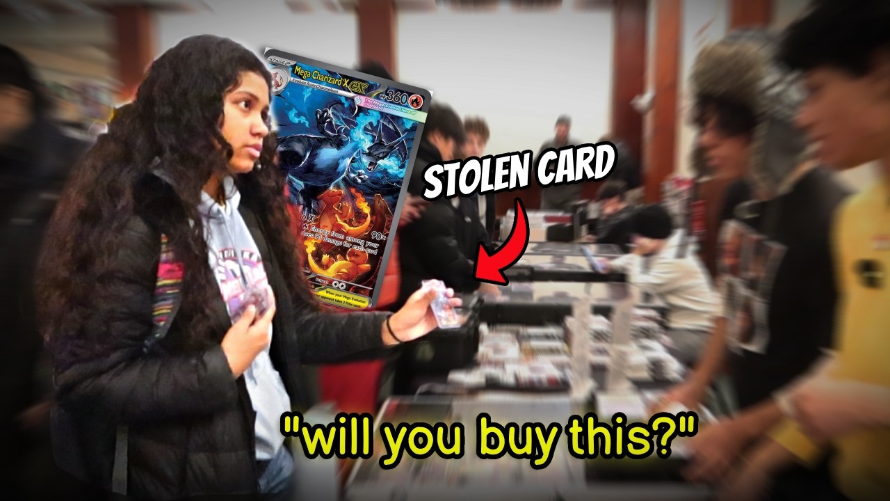 She Brought STOLEN Cards To Our Table?! | Pokémon Vendor POV