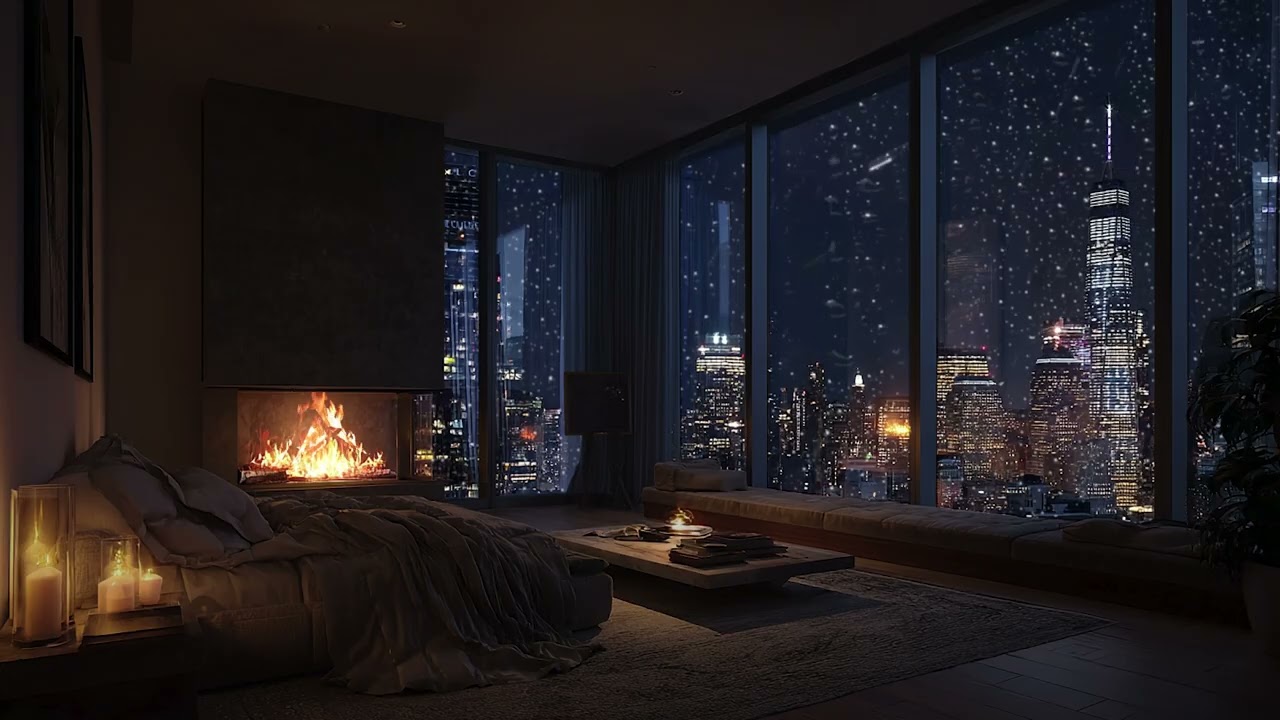 Rainy Window Piano 🎹🌧 Calm Night for Deep Sleep