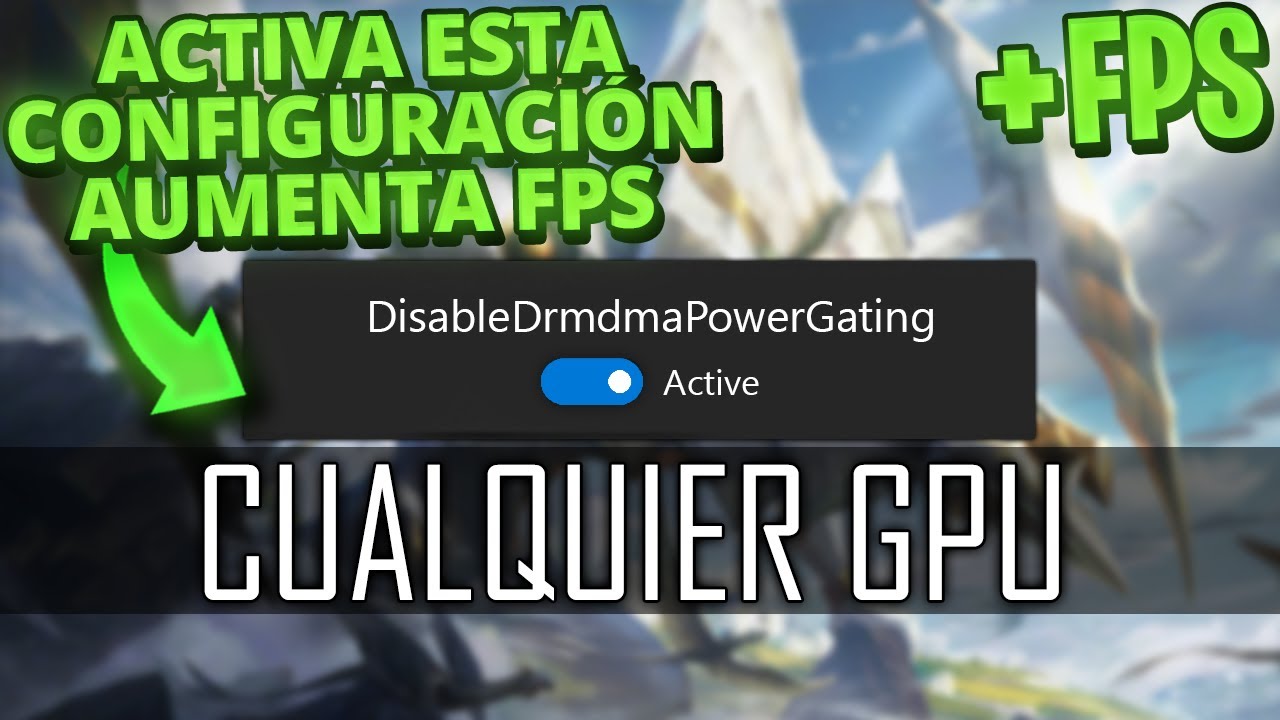 ¡ACTIVA está CONFIGURACIÓN AUMENTA FPS (CUALQUIER GPU) SUBE los FPS! OPTIMIZACIÓN en Windows 10/11
