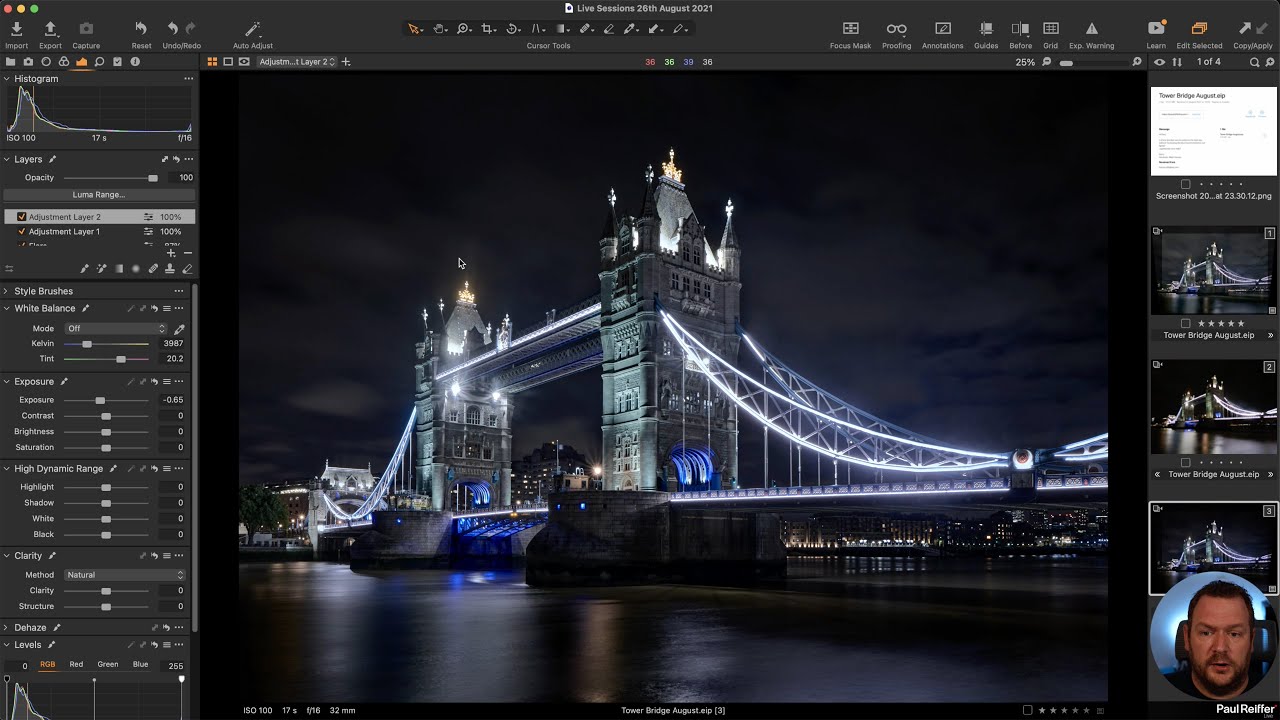 Live Editing Sessions - Capture One 26th August 2021