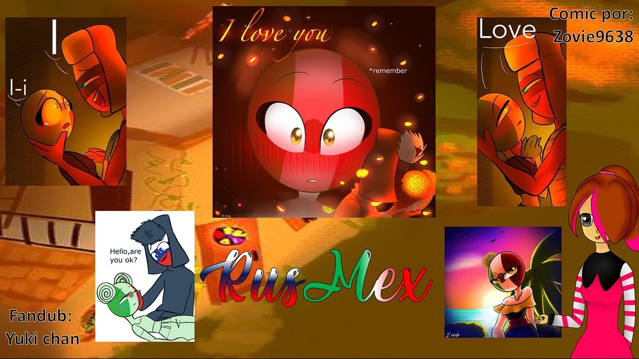 Countryhumans Rusmex (Comic zovie9638-Fandub latino Yuki chan)
