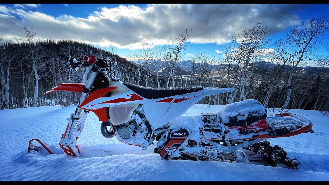 2021 Timbersled RIOT Velocity On KTM 300XC