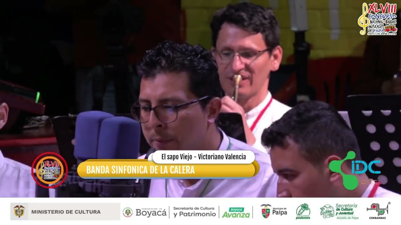 Banda sinfónica del municipio de La Calera en Paipa