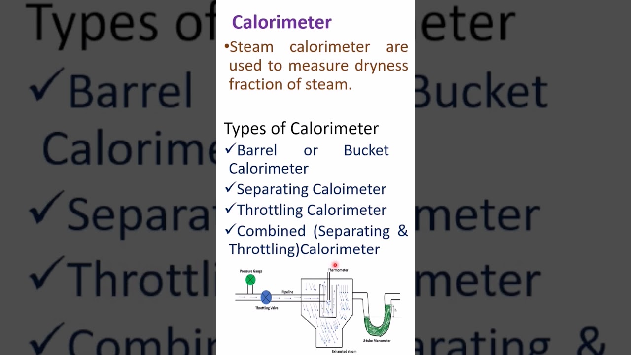 Calorimeter || Types of Calorimeter 