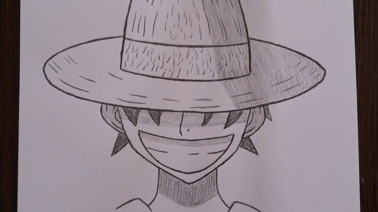 How to Draw Luffy Easily 🎨 | Step-by-Step One Piece Drawing Tutorial for Beginners
