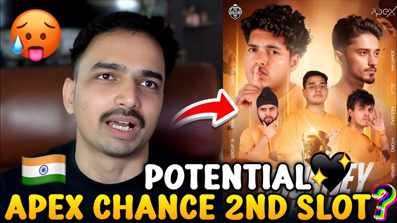 MAZY ON TEAM APEX GAMING POTENTIAL 🖤🔝 JONATHAN JELLY HAPPY 🥹🧿 EWC 2nd SLOT 🇮🇳 REVEAL 