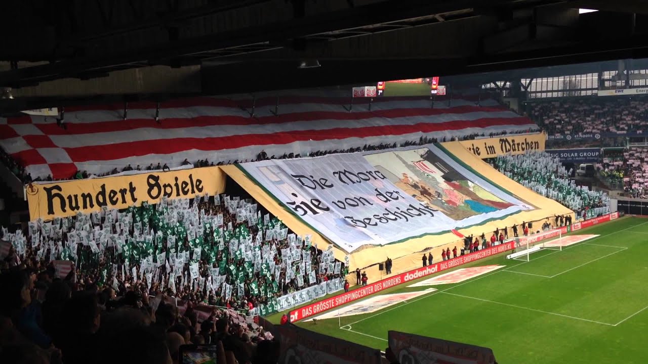 Choreo SV Werder Bremen-Hamburger SV 01.03.2014 100. Nordderby