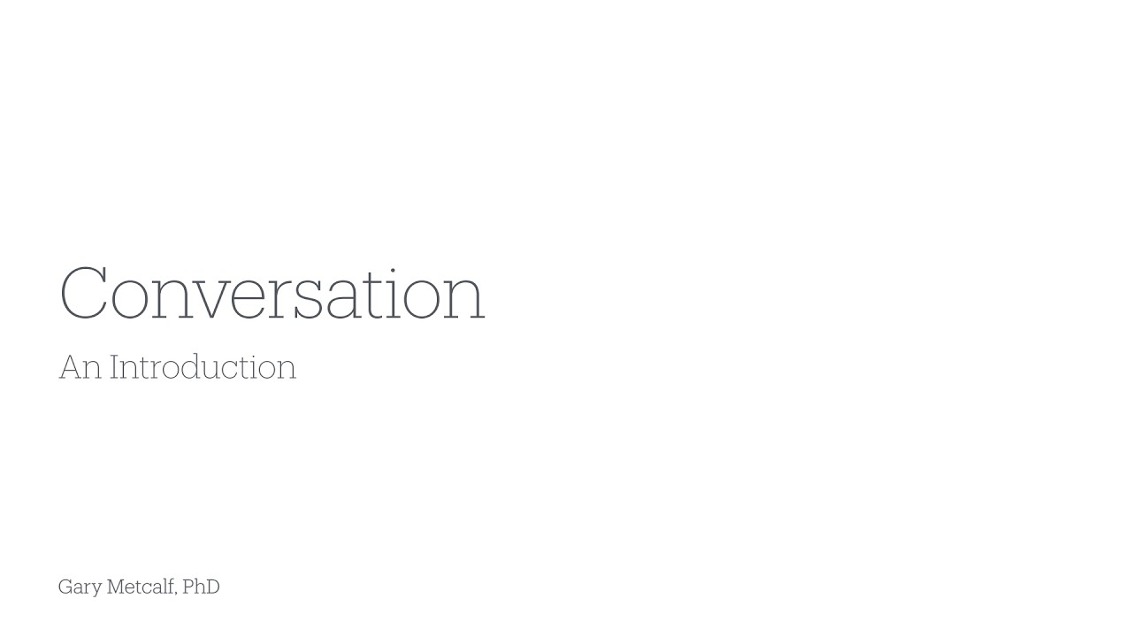 Problematique Dialogue + Conversation as Process and Connection | David Ing, Gary Metcalf | 20260209