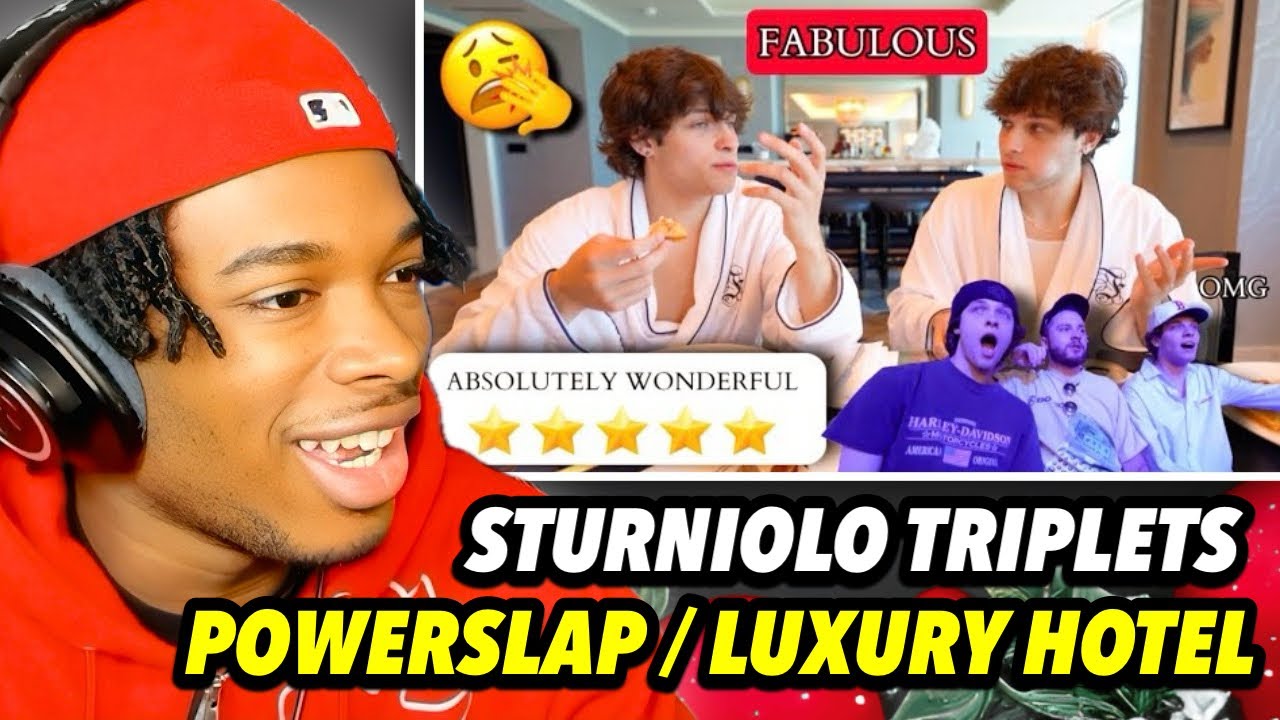 STURNIOLO TRIPLETS STAYING IN LUXURY HOTELS!! + POWER SLAP EVENT!!!