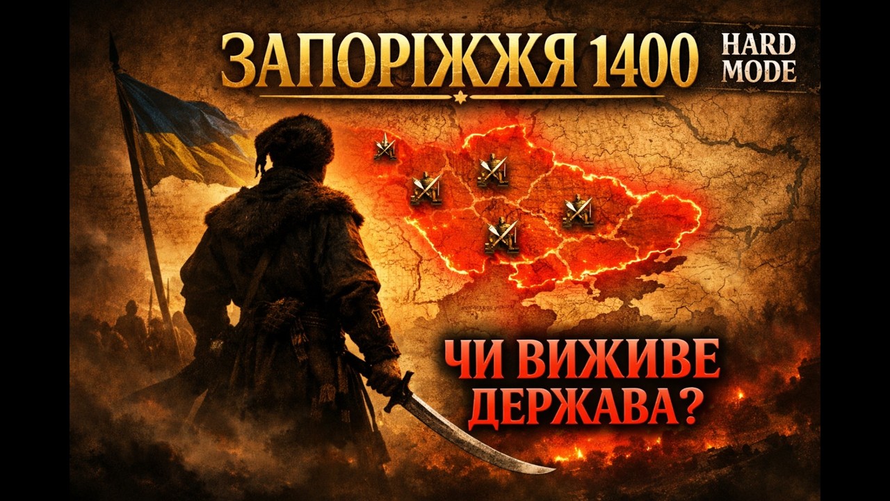 Zaporozhian Sich 1400 — From Weak Vassal to Empire Запорізька Січ вассал? Початок..  EU3 Strategy