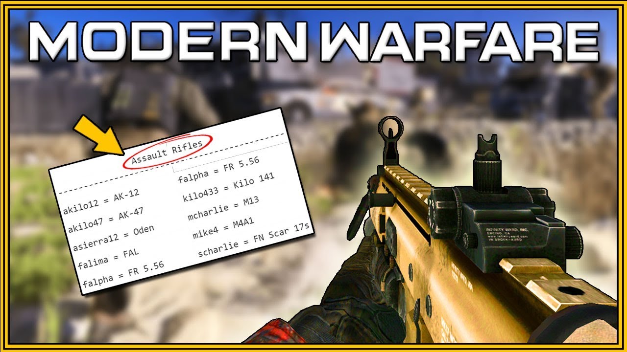50+ WEAPONS LEAKED for MODERN WARFARE? | (Full Breakdown of ALL Weapons in Modern Warfare 2019)