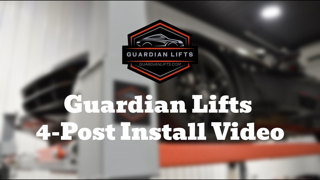 Guardian Lifts 4 Post Install Video