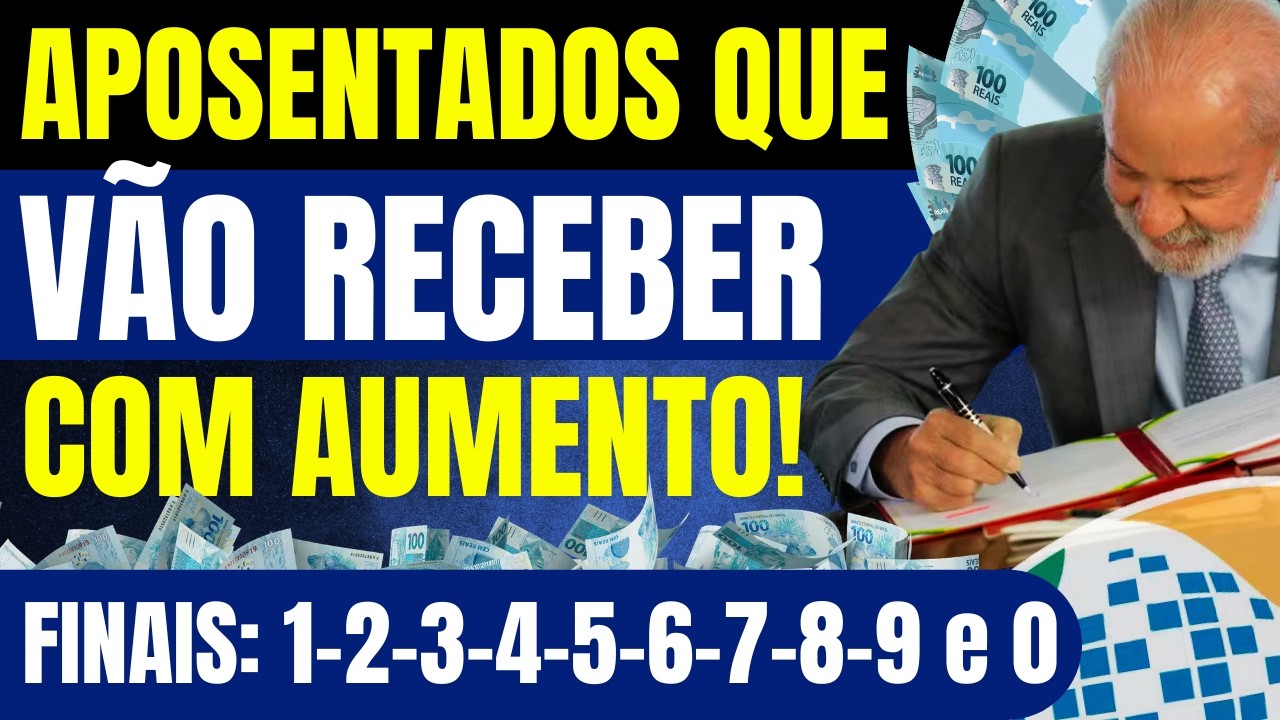 INSS: Governo CONFIRMA Aposentados que V&atilde;o RECEBER Com AUMENTO &Oacute;TIMA Not&iacute;cia! Confira