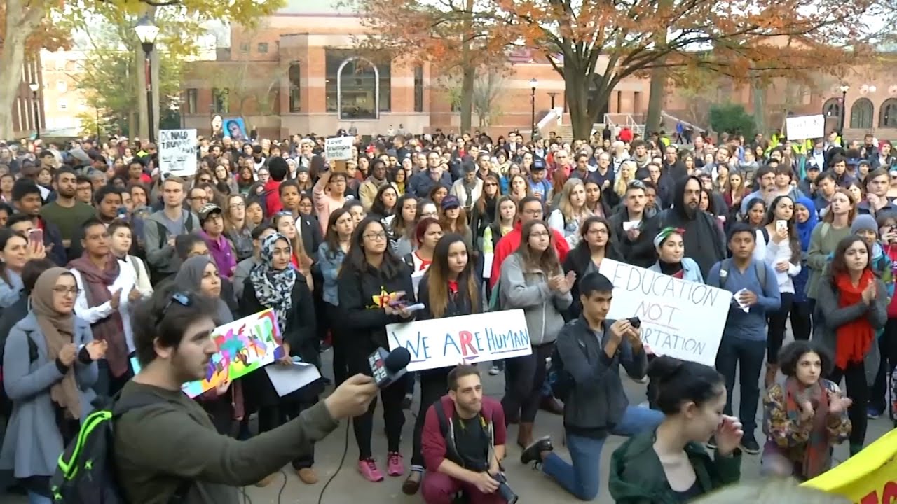 Rutgers Students Rally for 'Sanctuary Campus'