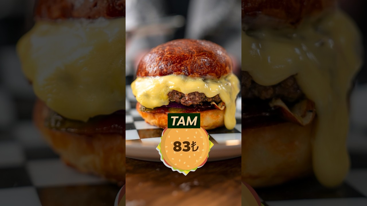 Evde Burger Ka&ccedil;a Patlar? 🍔 #yemekcom #burger #ka&ccedil;apatlar