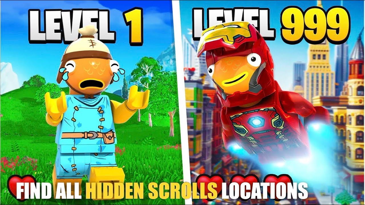 SUPER HERO TYCOON MAP FORTNITE CREATIVE - FIND ALL 10 HIDDEN SCROLLS LOCATIONS