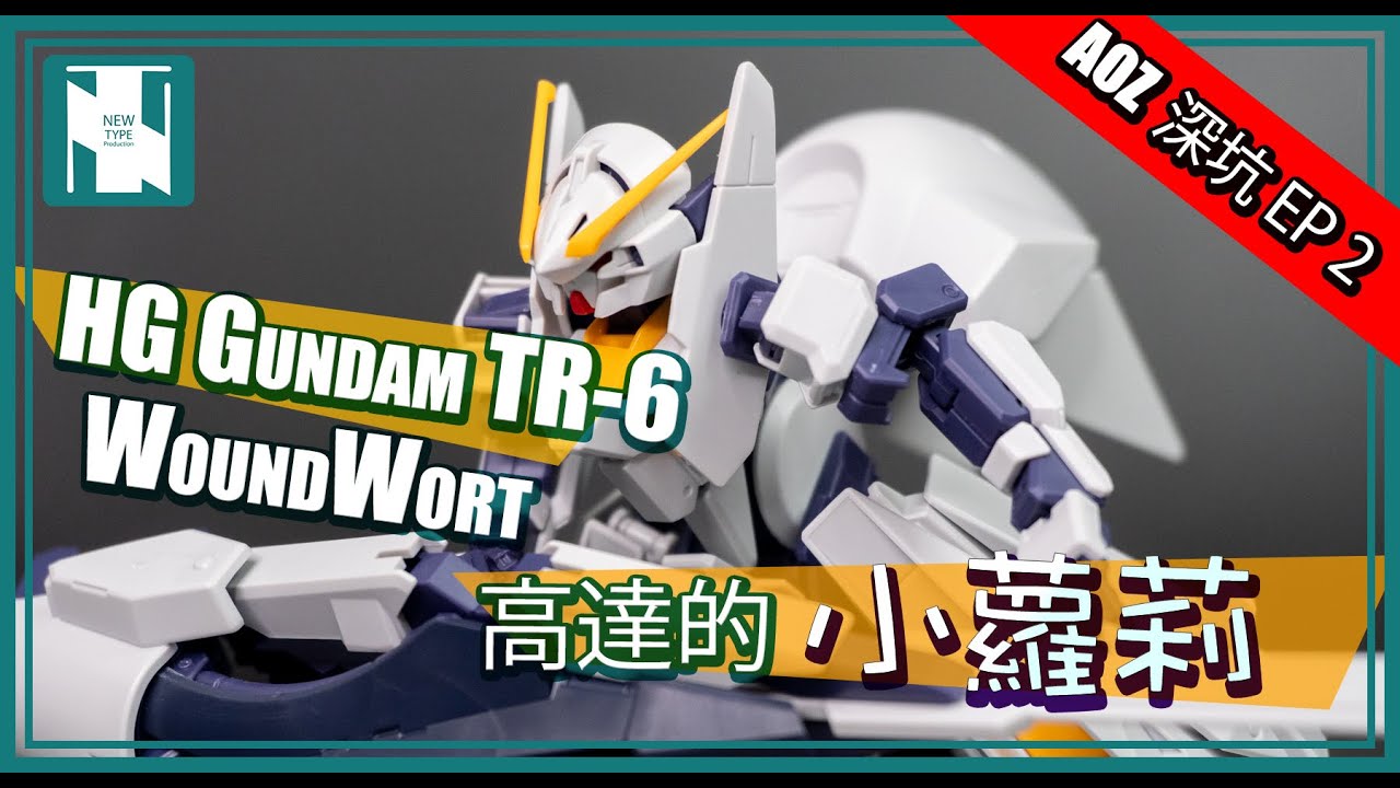 【 AOZ 深坑 EP.2 】開箱 HG Gundam TR-6 WoundWort 伍德沃特 高達中的小蘿莉