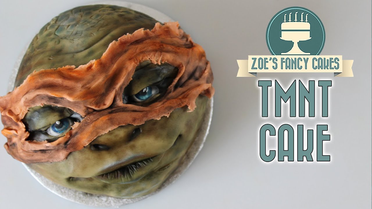 Teenage Mutant Ninja Turtles cake Michelangelo TMNT movie cakes Mutant Mayhem