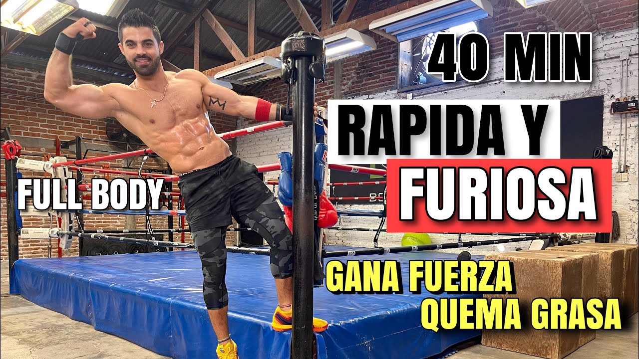 Rutina Hiit Rápida y Furiosa (40 Minutos) Cardio Para Quemar Grasa Y Ganar Músculo