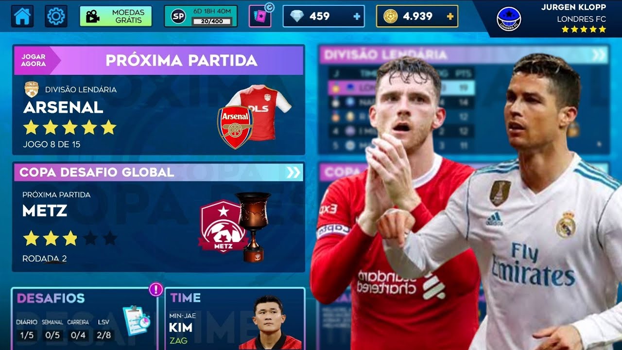 DLS 24 | Modo Carreira Londres FC #107 ( Humilhamos o Arsenal 😱 )