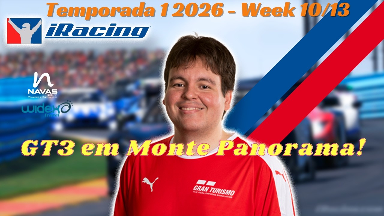 iRacing - Novas corridas da semana! Season 1, 2026 - Week 10/13 (PT/BR-ENG)