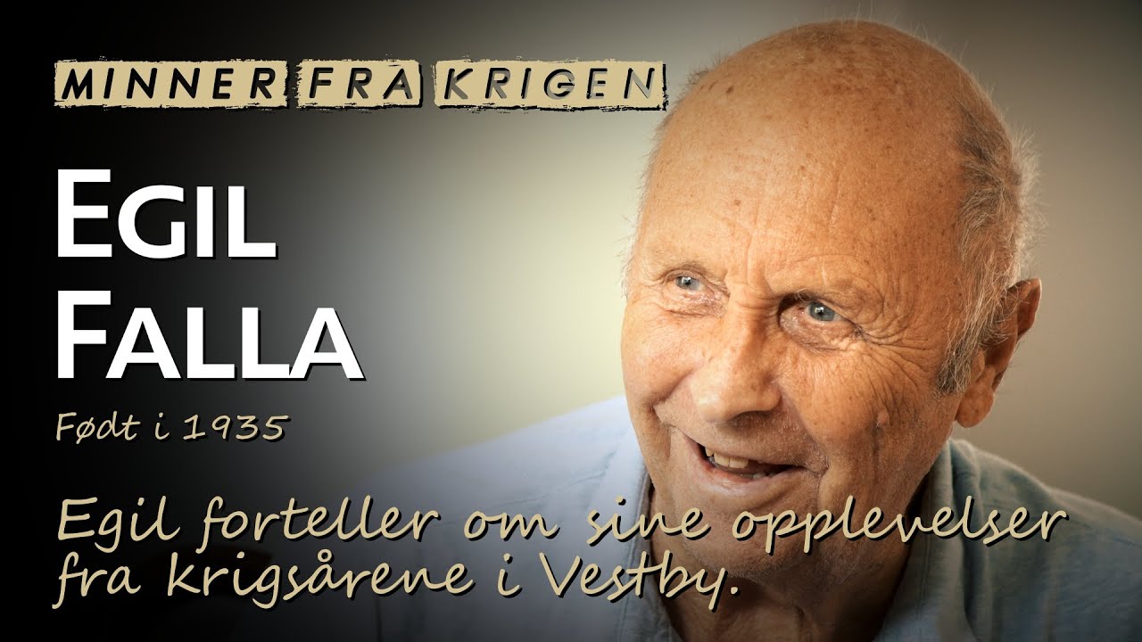Minner fra krigen: Egil Falla forteller om krigsopplevelser som liten gutt