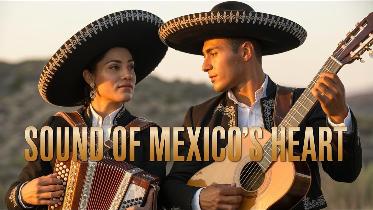 The Timeless Sound of Mexico’s Heart and Soul ❤ Guitar & Accordion 2 HOURS MUSIC