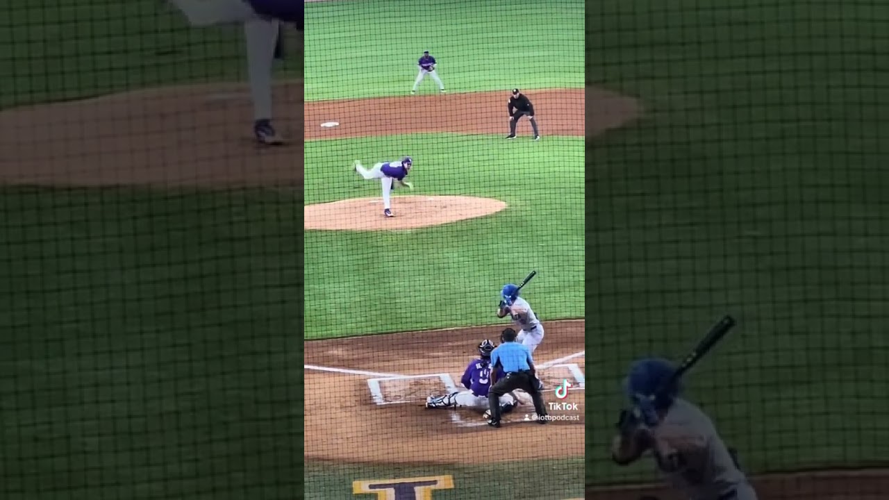 Luke Holman absolutely shoves for 13Ks for LSU at home against Florida #ThePowerhouse