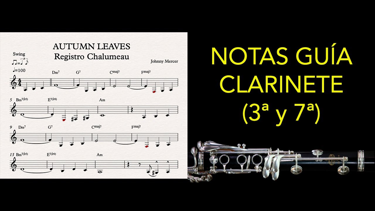 🔴✅ NOTAS GUÍA CLARINETE ✅🔴