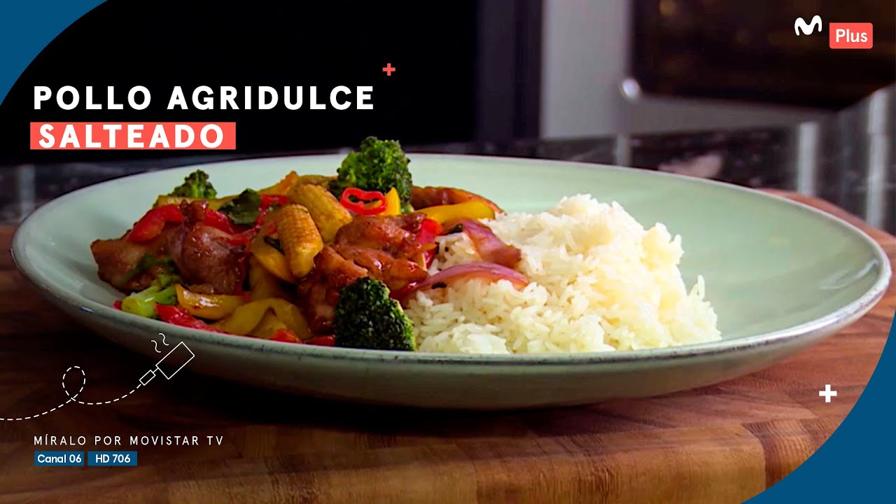 Receta: pollo agridulce salteado | Cocina en un Toque