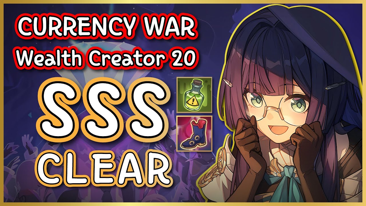 Pela Hypercarry in Currency War FULL RUN HIGHLIGHT | Wealth Creator 20 SSS Clear showcase!