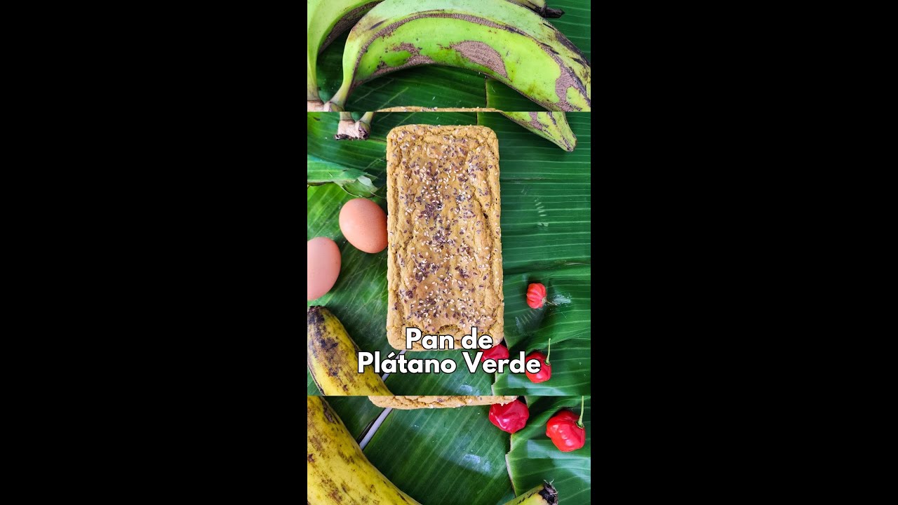 #panfit de Pl&aacute;tano Verde  &iexcl;Receta #antiinflamatoria !😍