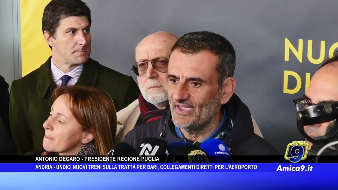 Andria - Undici nuovi treni sulla tratta per Bari, collegamenti diretti per l'aeroporto