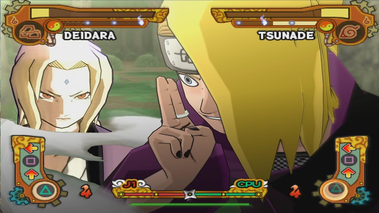 {Deidara Vs Tsunade} Naruto Shippuden Ultimate Ninja 5