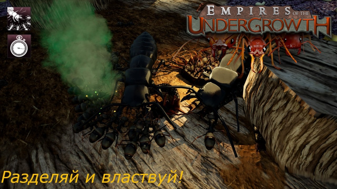 Empires of the Undergrowth. Начало пути. Новый дом: быстрое обустройство. Разделяй и властвуй!