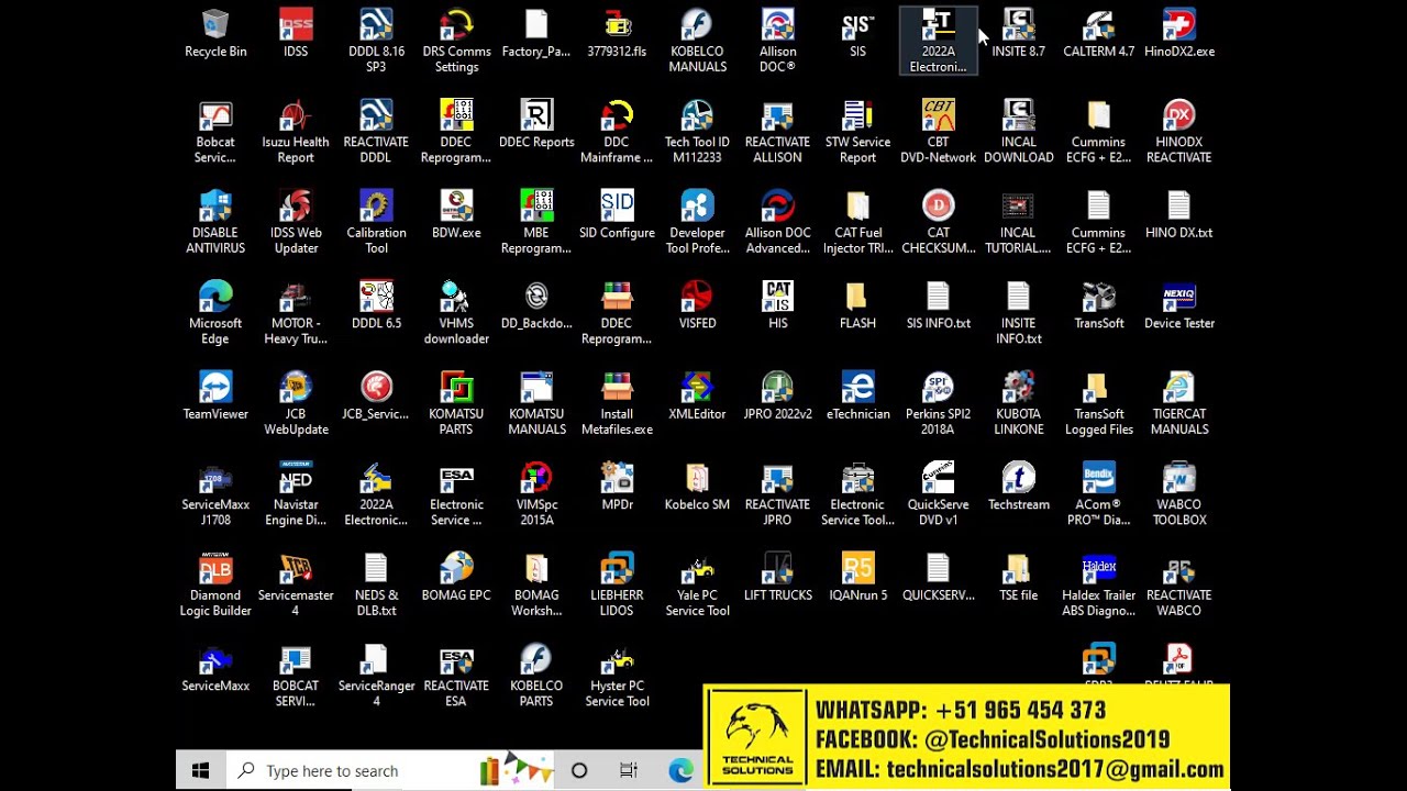 SOFTWARE BUNDLE 2022 ( Trucks , Engines, Heavy Construction machines & Vehicles )